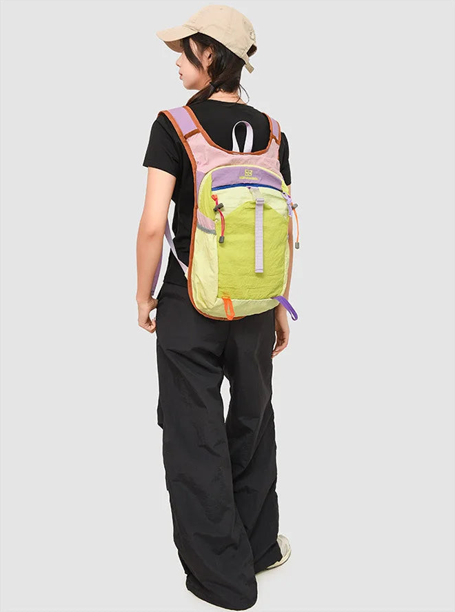 Sac à dos femme en toile Oxford coloris pastel