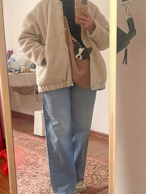 Photo du sac à dos chien et chat en polyester respirant