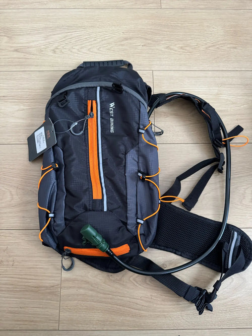 Photo du sac à dos vélo avec porte-bidon en polyester