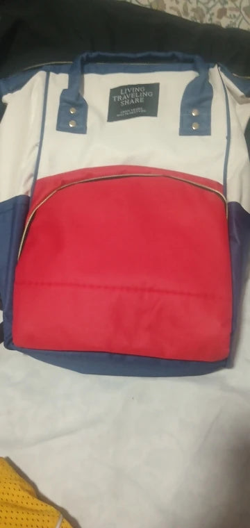 Photo du sac à dos à langer avec poche isotherme biberons