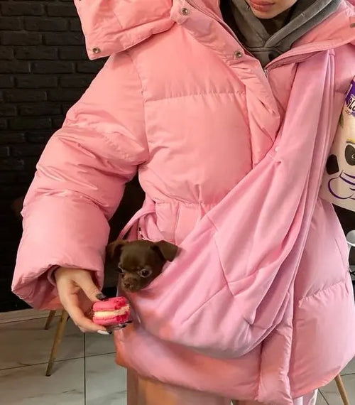Photo du sac à dos chien et chat en polyester respirant