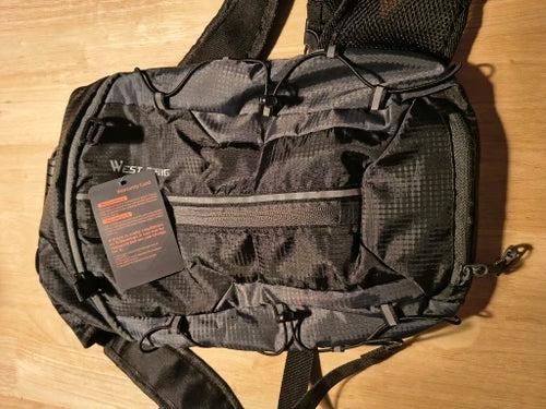 Photo du sac à dos vélo avec porte-bidon en polyester