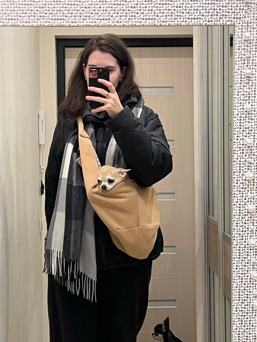 Photo du sac à dos chien et chat en polyester respirant