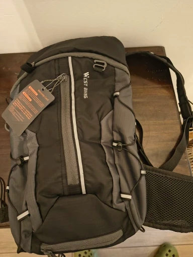 Photo du sac à dos vélo avec porte-bidon en polyester