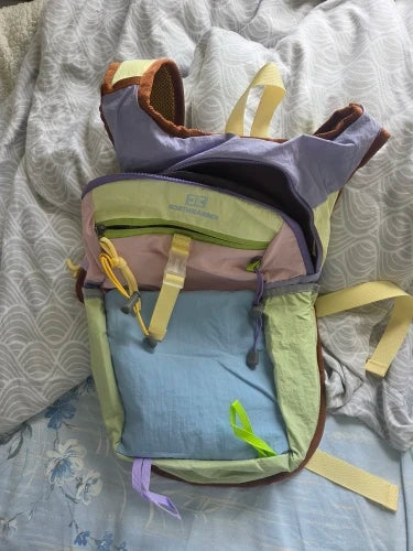 Photo du sac à dos femme en toile Oxford coloris pastel