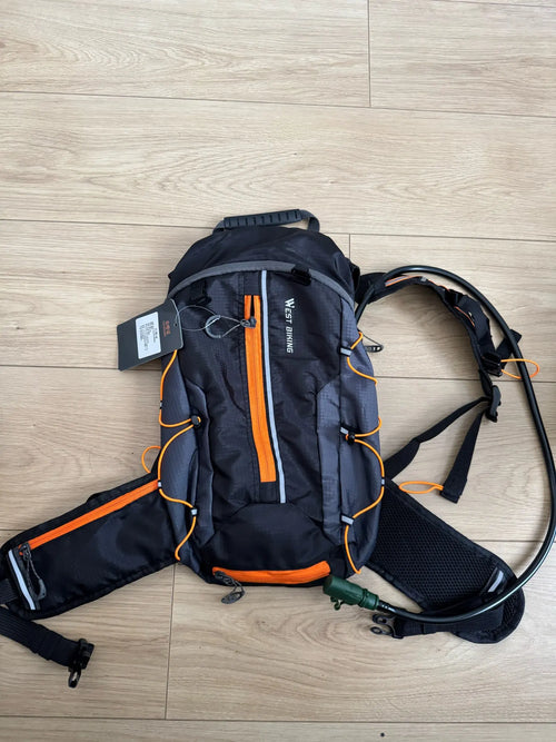 Photo du sac à dos vélo avec porte-bidon en polyester