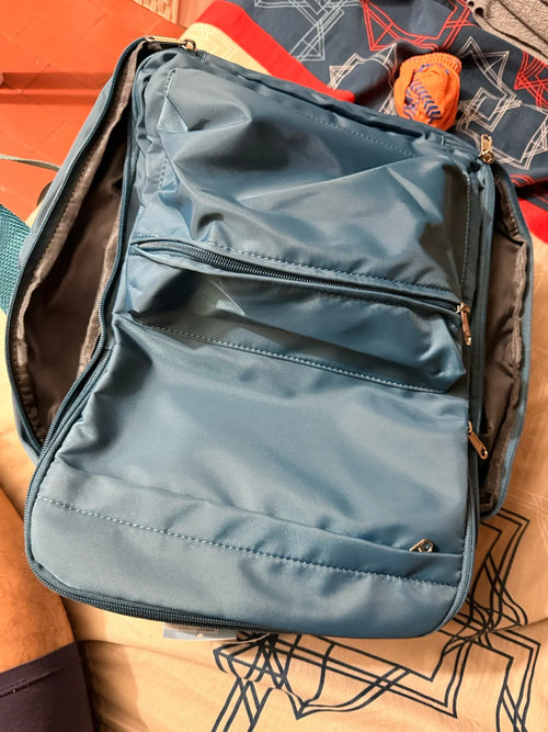 Photo du sac à dos cabine 40x30x20 avec compartiment ordinateur