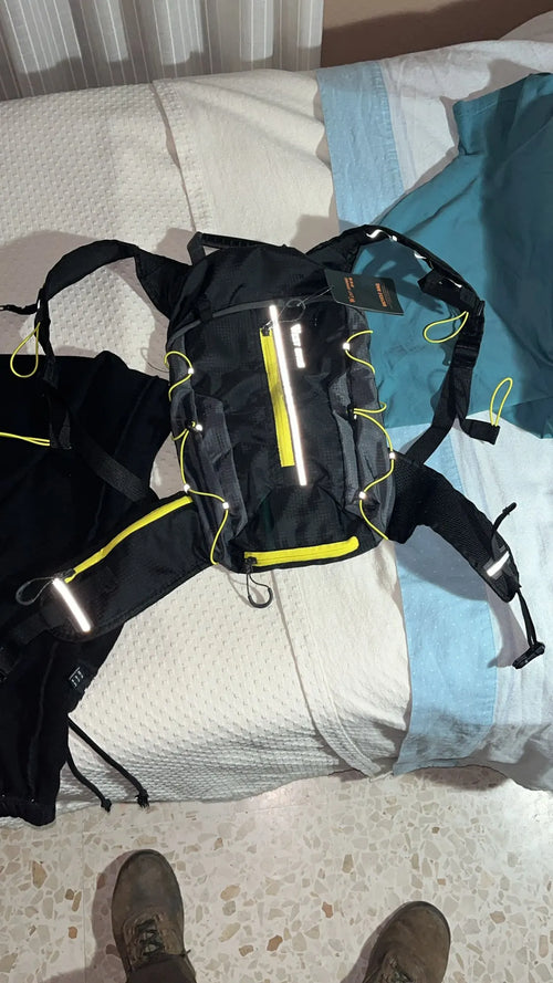 Photo du sac à dos vélo avec porte-bidon en polyester