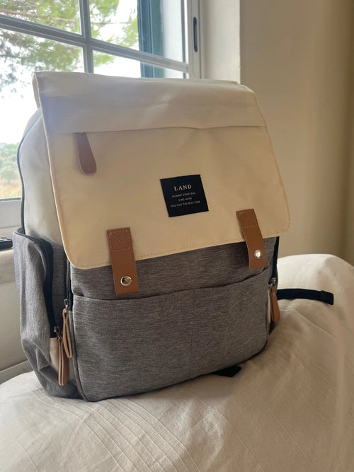 Photo du sac à dos à langer grande capacité