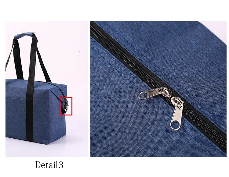 Sac isotherme pliable à doublure aluminium pour pique-nique