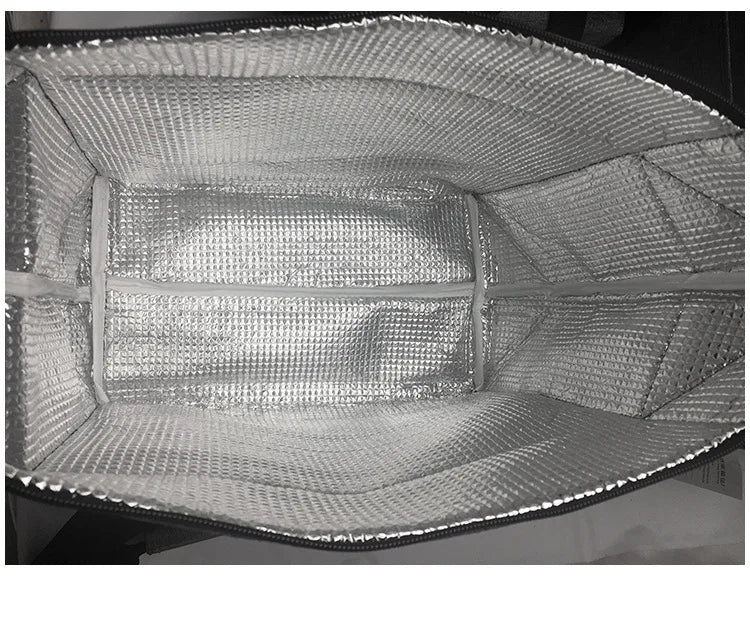 Sac isotherme pliable à doublure aluminium pour pique-nique