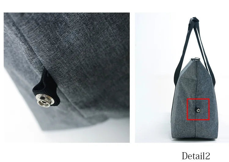 Sac isotherme pliable à doublure aluminium pour pique-nique