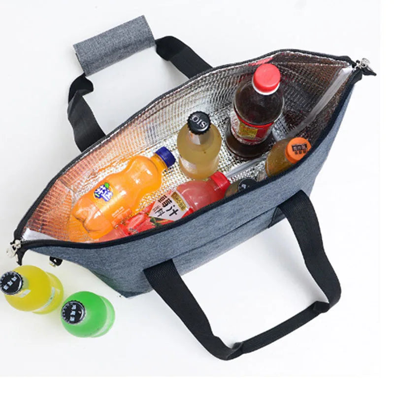 Sac isotherme pliable à doublure aluminium pour pique-nique