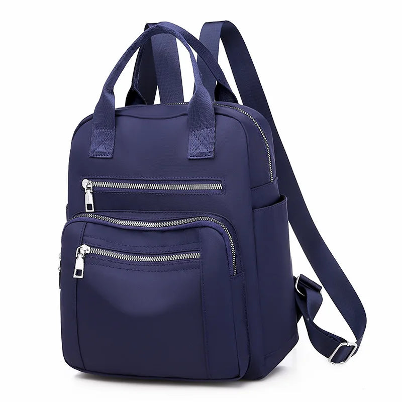 Sac à dos femme en toile Oxford multipoches
