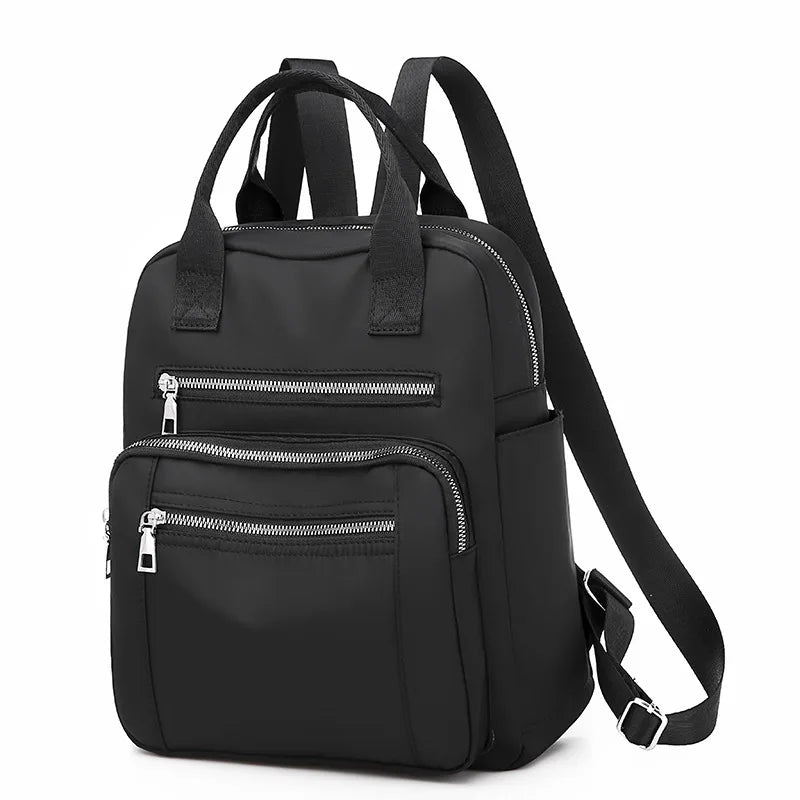 Sac à dos femme en toile Oxford multipoches