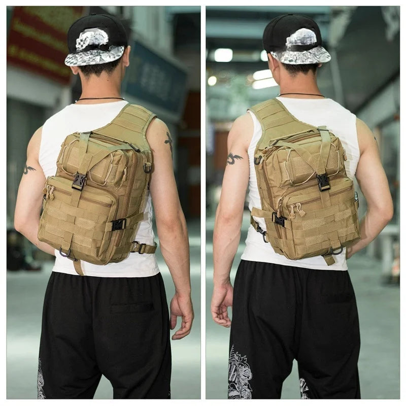 Sac à dos tactique une bretelle militaire