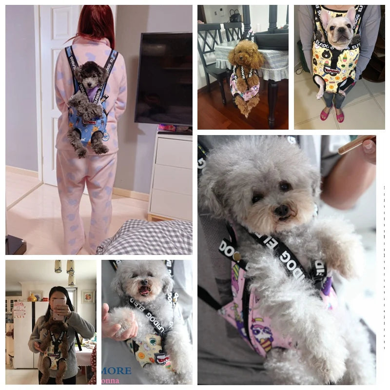 Sac à dos chien en nylon et oxford pour petites races