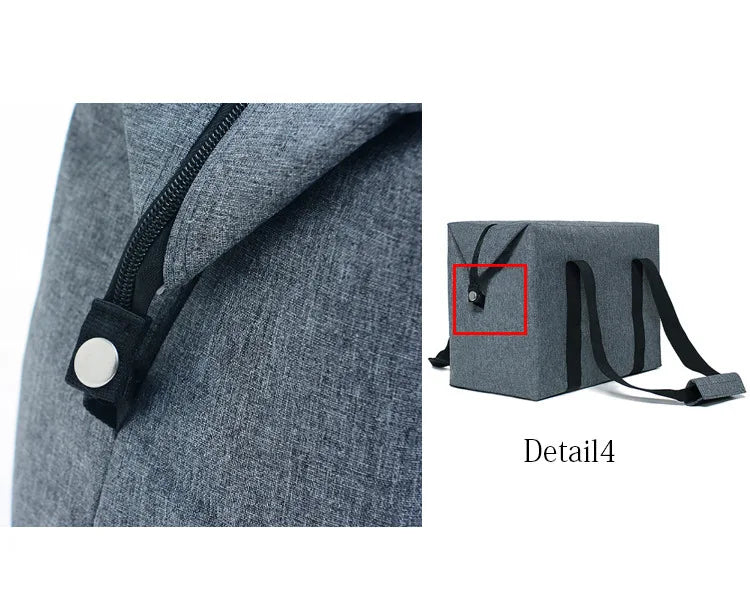 Sac isotherme pliable à doublure aluminium pour pique-nique