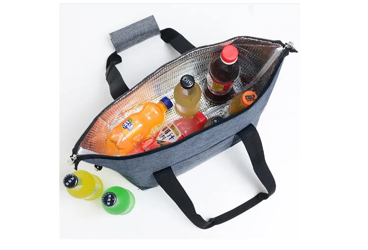 Sac isotherme pliable à doublure aluminium pour pique-nique