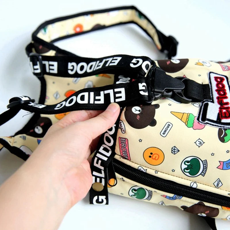 Sac à dos chien en nylon et oxford pour petites races