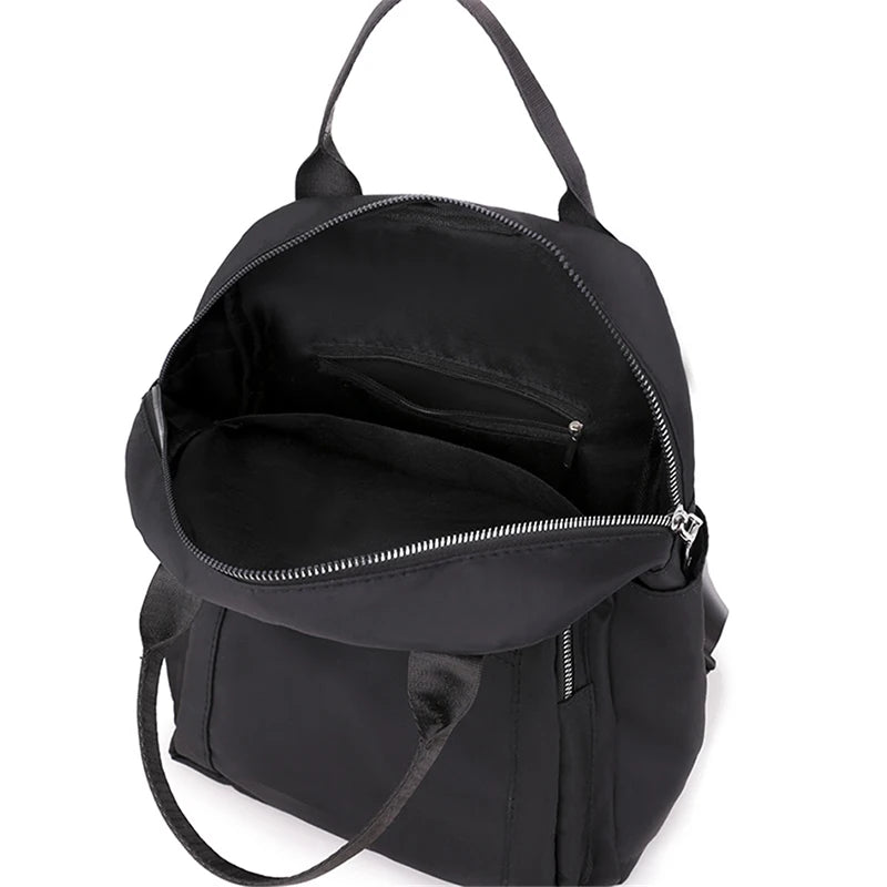 Sac à dos femme en toile Oxford multipoches
