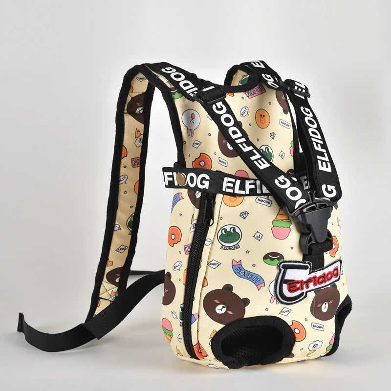 Sac à dos chien en nylon et oxford pour petites races
