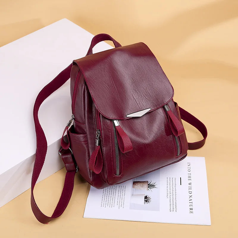 Sac à dos femme en similicuir