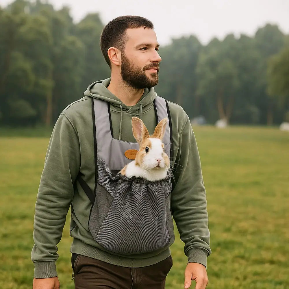Sac à dos chien pour races moyennes en polyester
