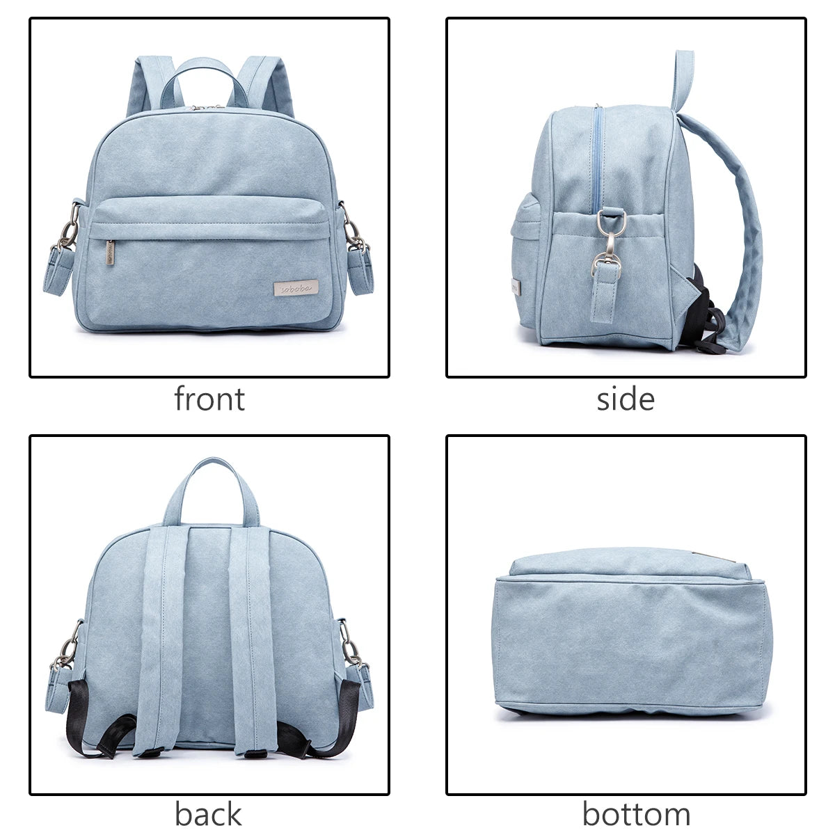 Sac à dos à langer en PU/PVC