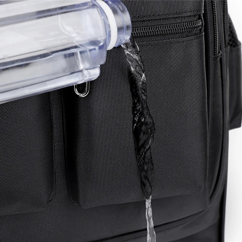 Sac à dos homme à roulettes en toile Oxford