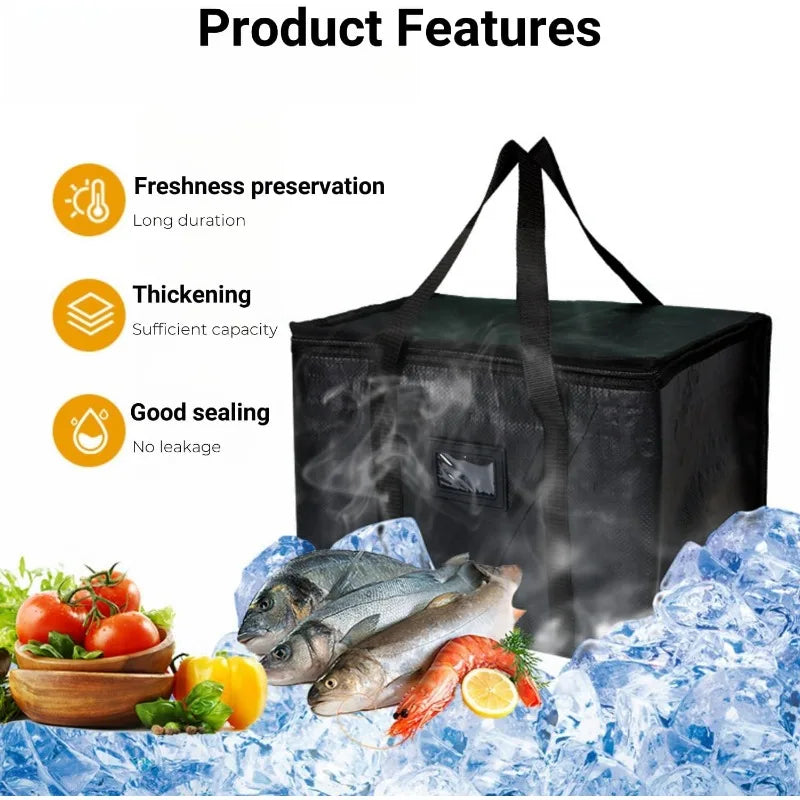 Sac isotherme 43x30x31 cm triple couche isolante