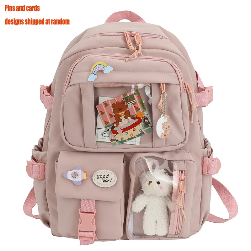 Sac à dos femme en nylon avec compartiment ordinateur
