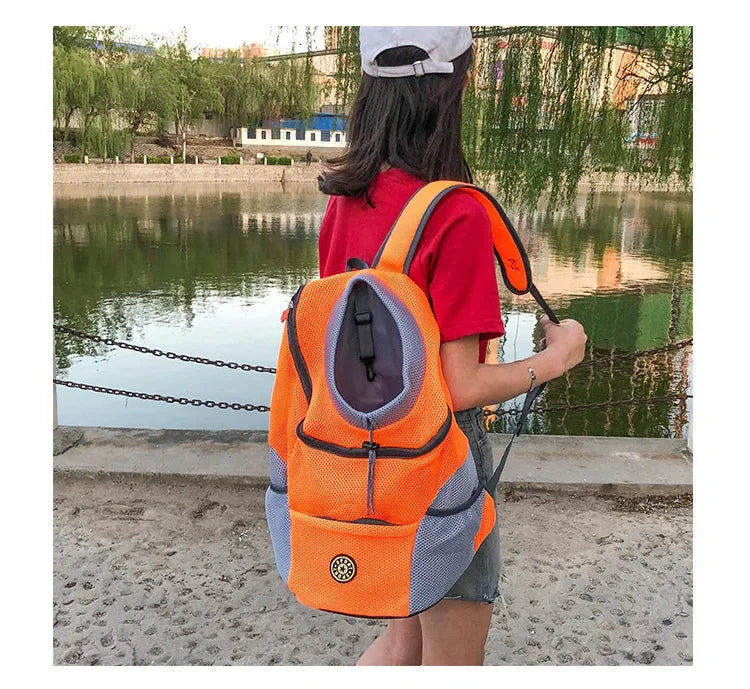 Sac à dos chien en mesh respirant, petites races 1 à 12 kg