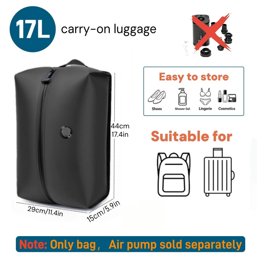 Sac de compression sous vide pour voyage en TPU