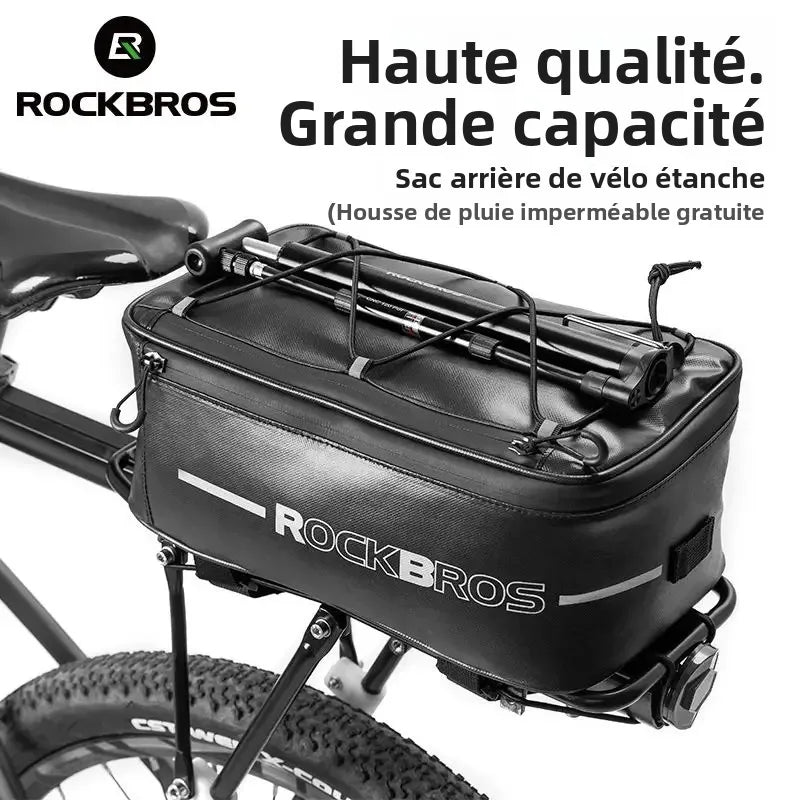 Sac à dos vélo porte-bagages résistant à la pluie 9L