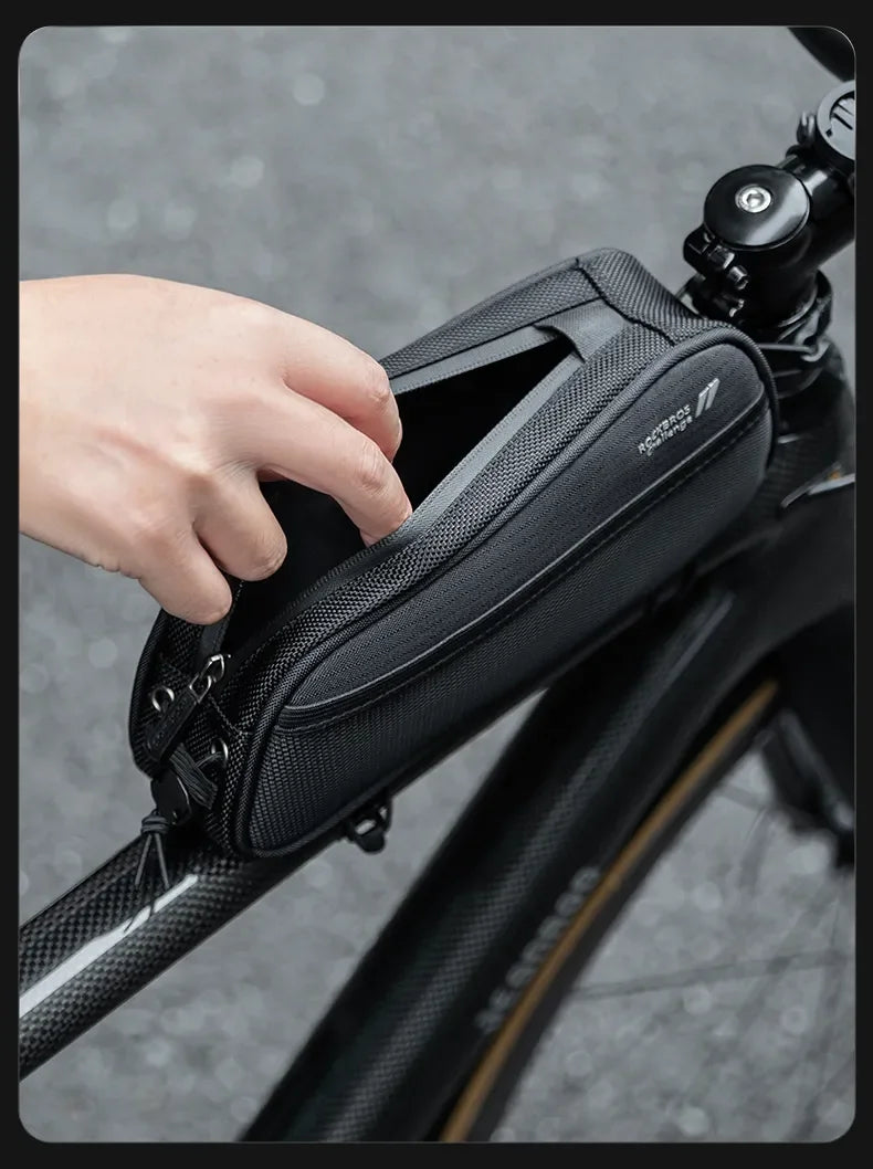 Sac de cadre vélo 1,3L résistant à la pluie