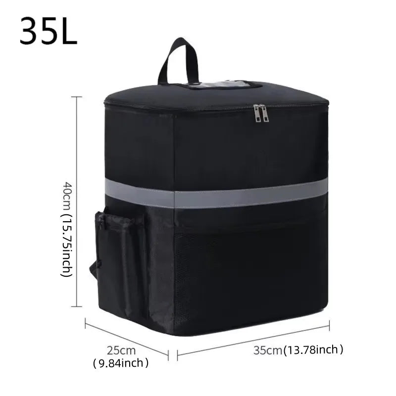 Sac à dos isotherme 35L en toile Oxford pour livraison repas