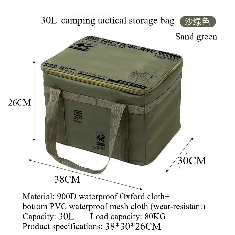 Sac de rangement camping 30L/42L en polyester 210D