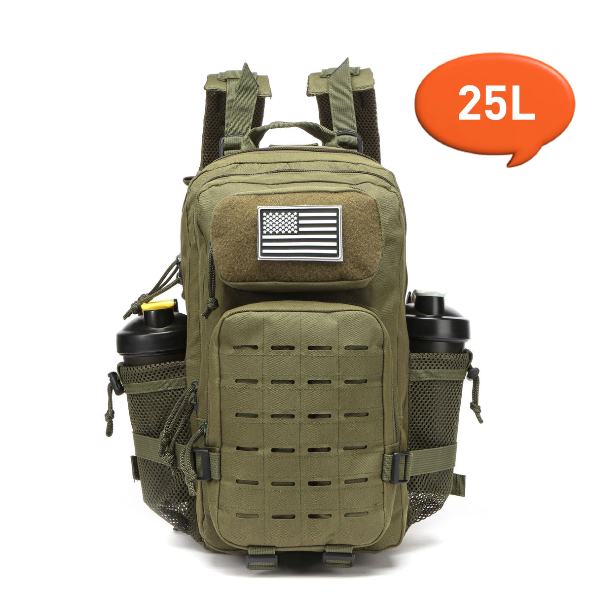 Sac à dos tactique MOLLE 25L Homme