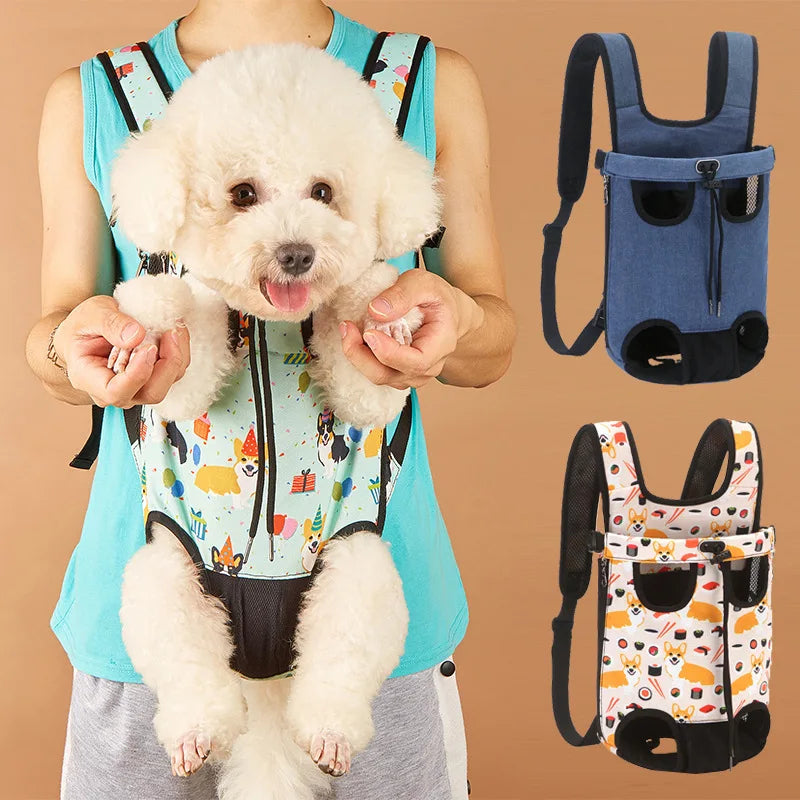 Porte-animal ventral pour chat et petit chien