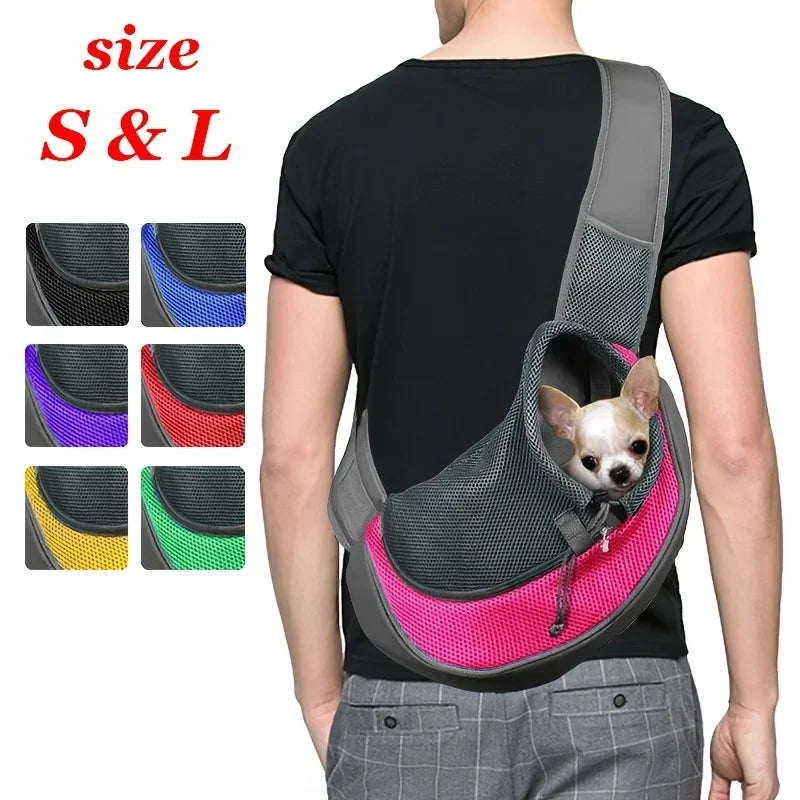 Sac à dos chien et chat en mailles respirantes