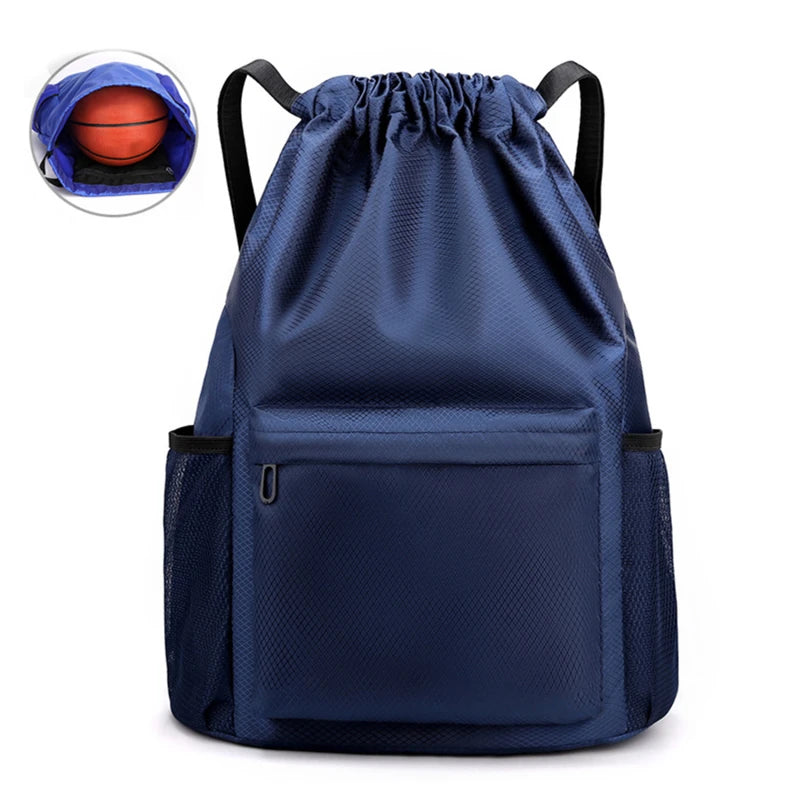 Sac à dos sport à cordon avec poche de séparation humide/sec