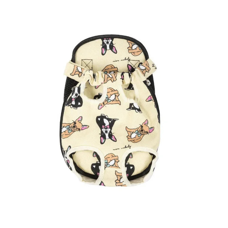 Porte-animal ventral pour chat et petit chien