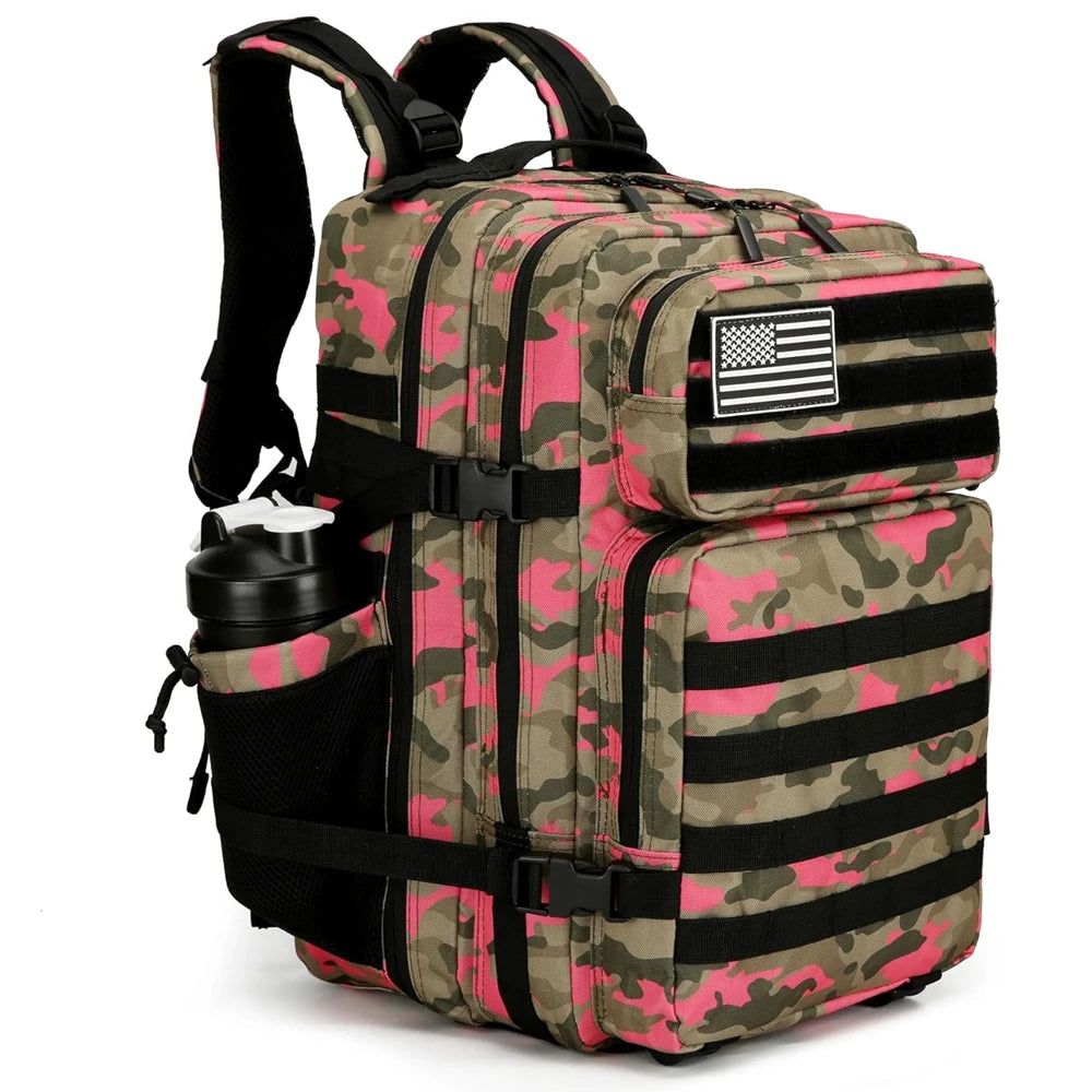 Sac à dos militaire 45L avec porte-gourdes