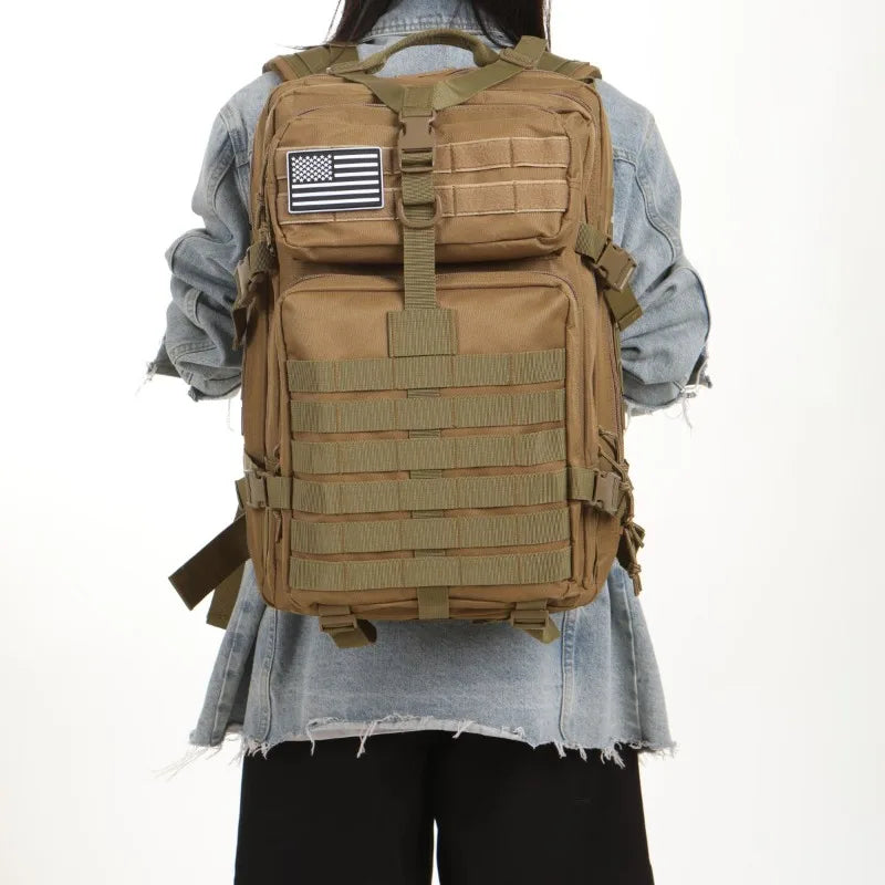 Sac à dos tactique 50L nylon résistant