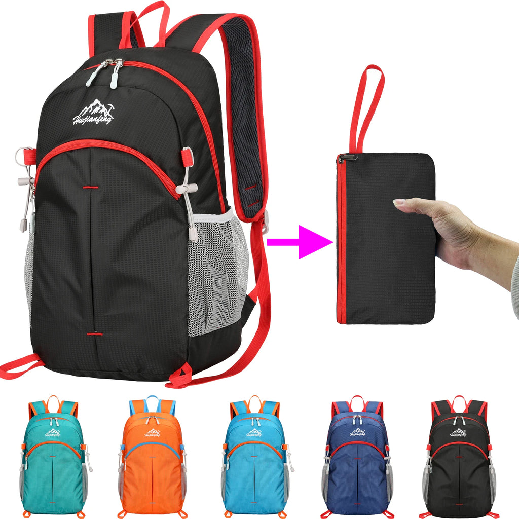 Sac à dos randonnée 18L pliable avec attache bâton