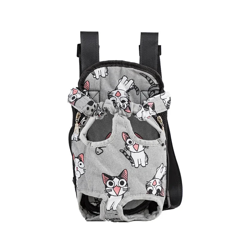 Porte-animal ventral pour chat et petit chien