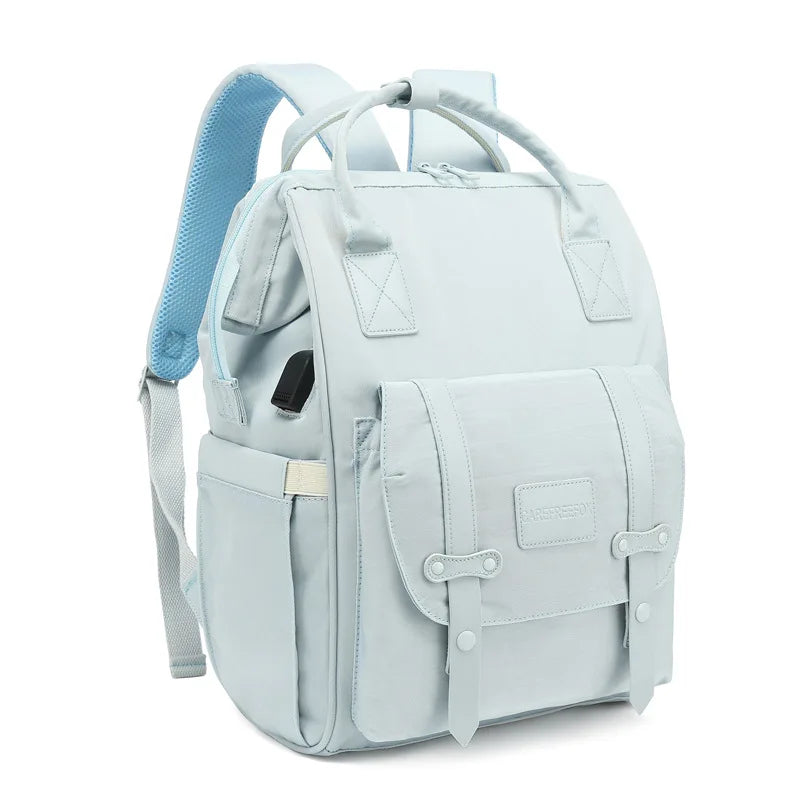 Sac à dos à langer en fibre synthétique