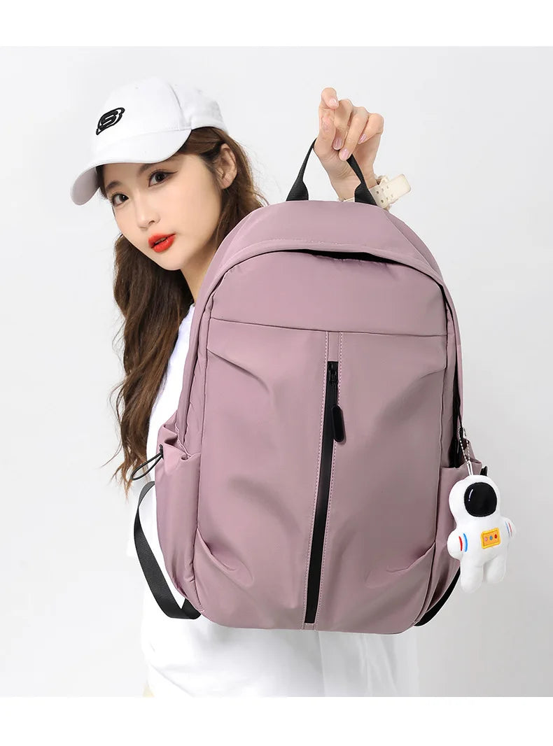 Sac à dos femme en toile avec compartiment ordinateur