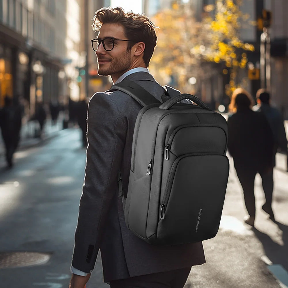 Sac à dos ordinateur 17.3 pouces en toile Oxford avec USB